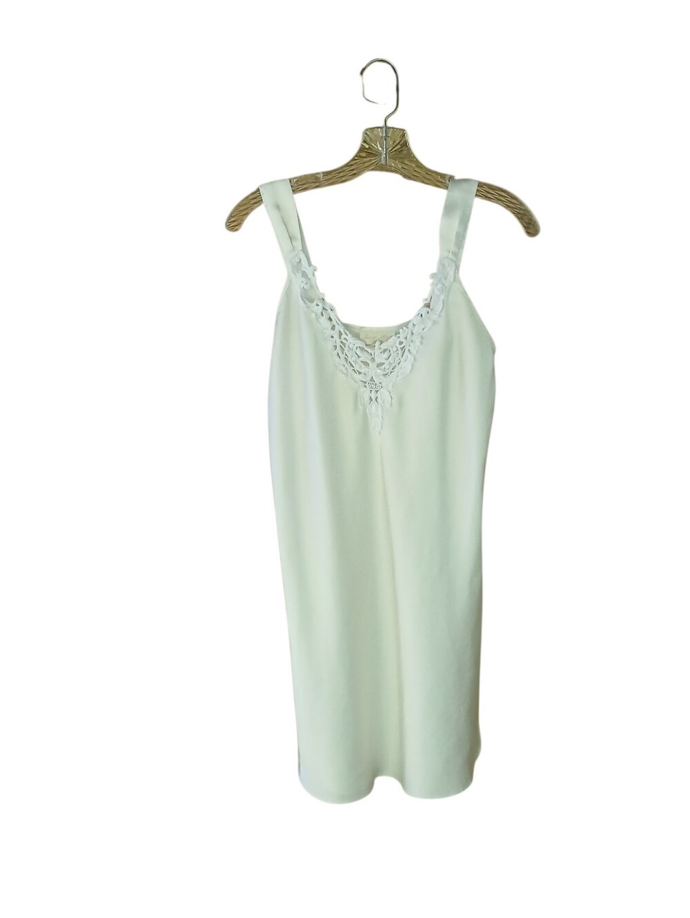 Inner Most White Satin Nightgown Medium